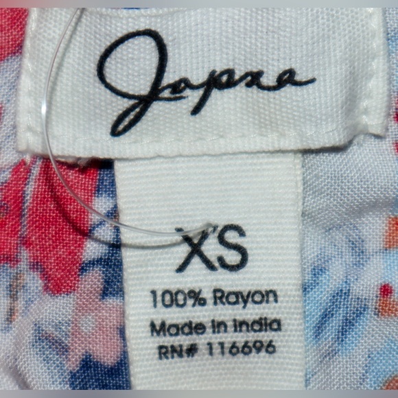 SOLD • Japna Floral Handkerchief Hem Sleeveless Floral Maxi Dress XS - Picture 5 of 7